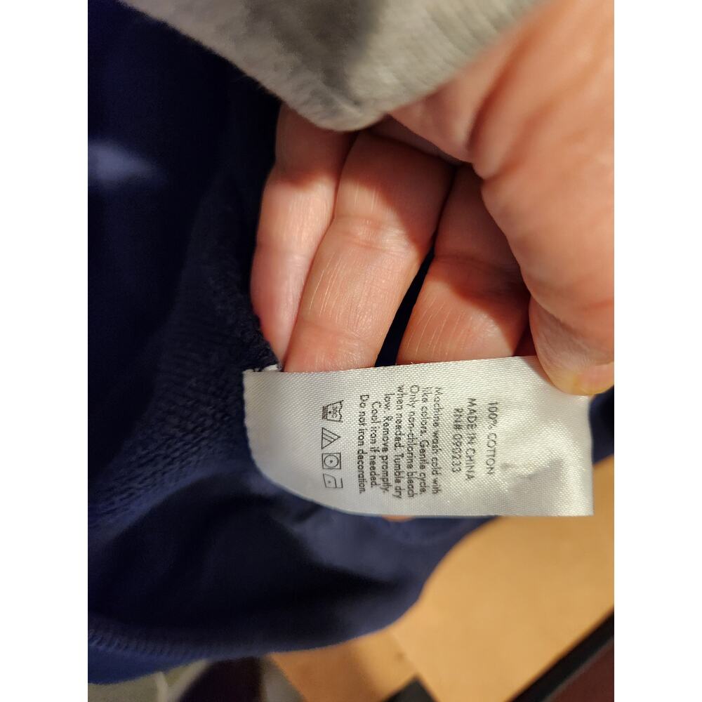 Bricks & Wood x PacSun Hoodie Navy Blue "For Daily‎ Use" PTP 23 Size Large - Picture 4 of 5